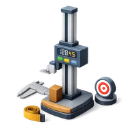 Digital Height Gauge 3D icon