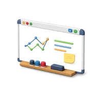 Digital Whiteboard 3D icon