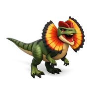 Dilophosaurus 3D icon