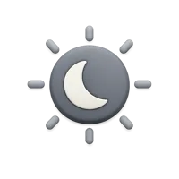 Dim Button 3D icon