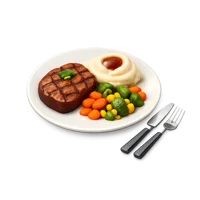 Dinner 3D icon
