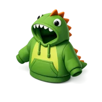 Dinosaur Hoodie 3D icon