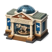 Dinosaur Museum 3D icon
