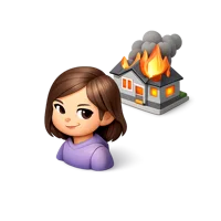 Disaster Girl 3D icon