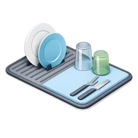 Dish Drying Mat 3D icon