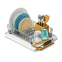 Dish Drying Rack 3D icon
