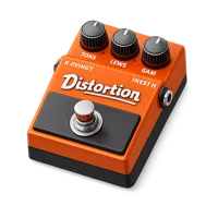 Distortion Pedal 3D icon