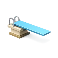 Diving Board 3D icon