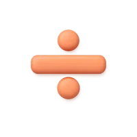 Division Symbol 3D icon
