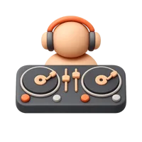 DJ 3D icon
