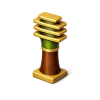 Djed Pillar 3D icon