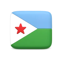 Djibouti 3D icon