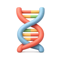 DNA 3D icon