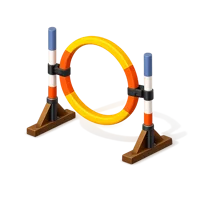 Dog Agility Hoop 3D icon