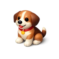 Orange Dog 3D icon