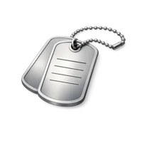 Dog Tags 3D icon