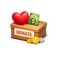 Donation 3D icon