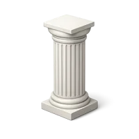 Doric Column 3D icon
