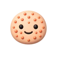 Dotted Face 3D icon