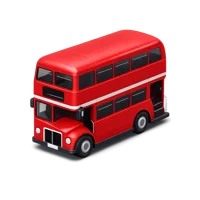 Double Decker Bus 3D icon