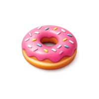 Doughnut 3D icon