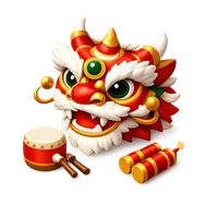 Dragon Dance Head 3D icon