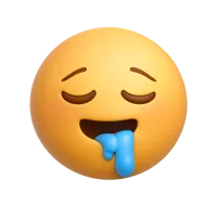 Drooling Face 3D icon