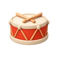Drum 3D icon