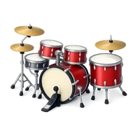 Drum Set 3D icon
