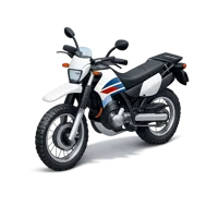Dual Sport Motorcycle 3D icon