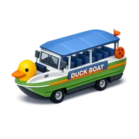 Blue Duck Boat 3D icon