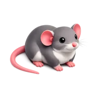 Dumbo Rat 3D icon