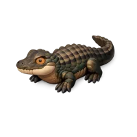 Dwarf Caiman 3D icon
