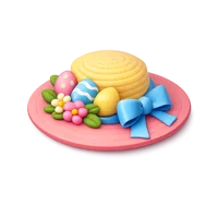 Easter Bonnet 3D icon