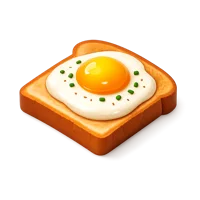 Egg Toast 3D icon
