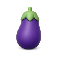 Eggplant 3D icon
