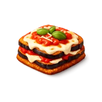 Eggplant Parmesan 3D icon