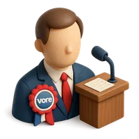 Elected Official 3D icon