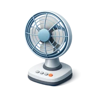 Electric Fan 3D icon
