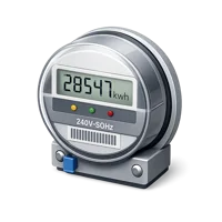 Electric Meter 3D icon