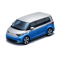 Electric Minivan 3D icon
