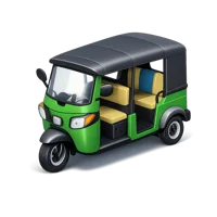 Electric Rickshaw 3D icon