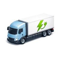 Electric Truck 3D icon