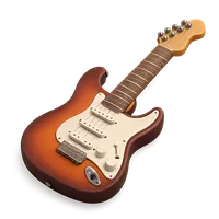 Electric Guitar 3D icon