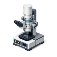Electron Microscope 3D icon