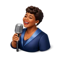 Ella Fitzgerald 3D icon
