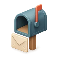Email Mailbox 3D icon