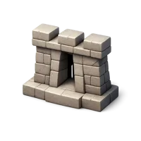 Embrasure 3D icon