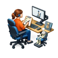 Ergonomist 3D icon