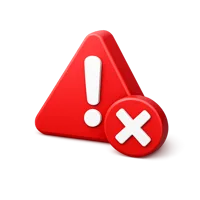 Error 3D icon